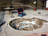 Commercial Kenosha, WI (hot tube removal) before